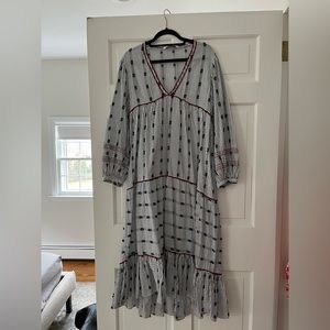 Zara patterned maxi dress